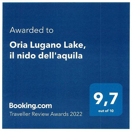 Oria Lugano Lake, Il Nido Dell'Aquila Apartment Luaran gambar