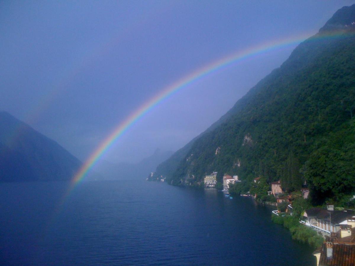 Oria Lugano Lake, Il Nido Dell'Aquila Apartment Luaran gambar