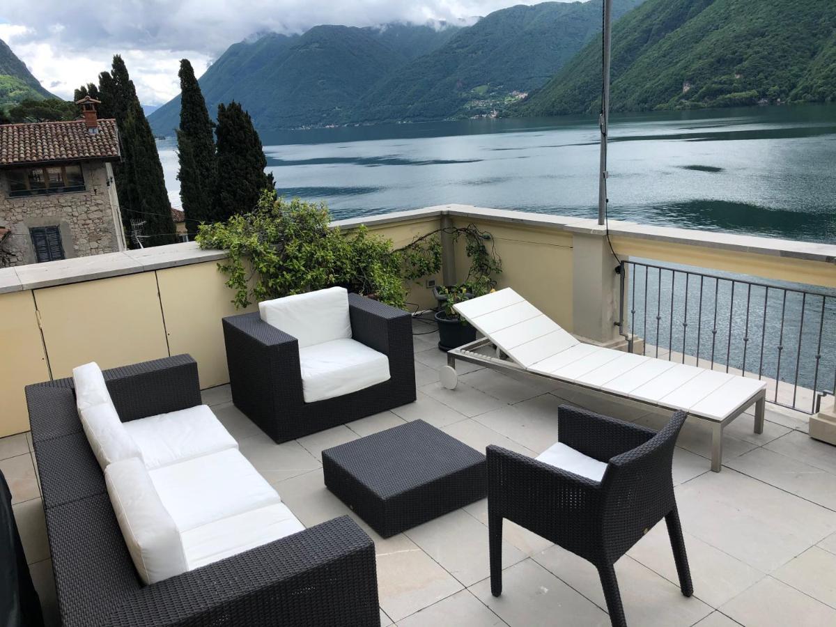 Oria Lugano Lake, Il Nido Dell'Aquila Apartment Luaran gambar