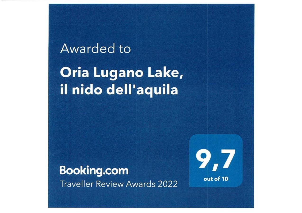 Oria Lugano Lake, Il Nido Dell'Aquila Apartment Luaran gambar